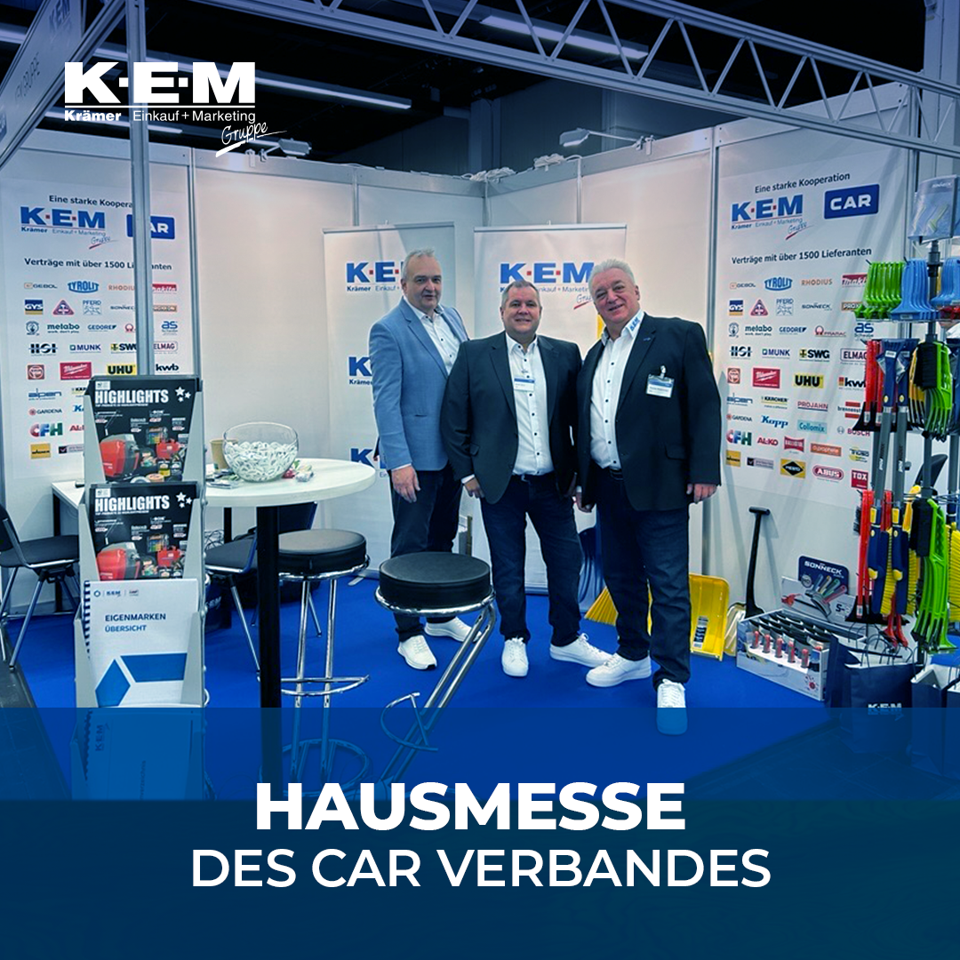 KEM Team auf der Hausmesse des CAR Verbandes